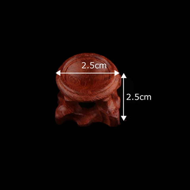 Base de Exibição De Madeira para Ramos Com Suporte Retrô Para Esfera De Cristal