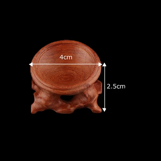 Base de Exibição De Madeira para Ramos Com Suporte Retrô Para Esfera De Cristal