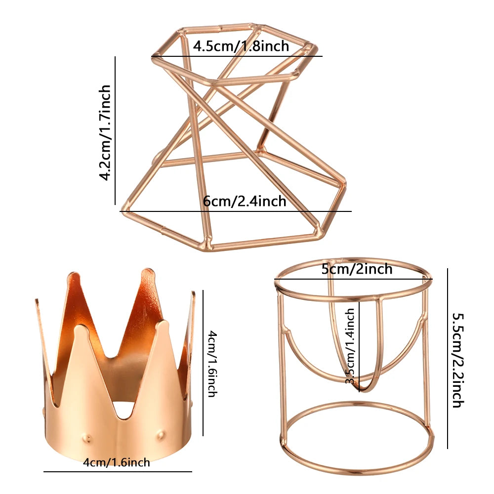 Base de Exibição De Madeira para Ramos Com Suporte Retrô Para Esfera De Cristal